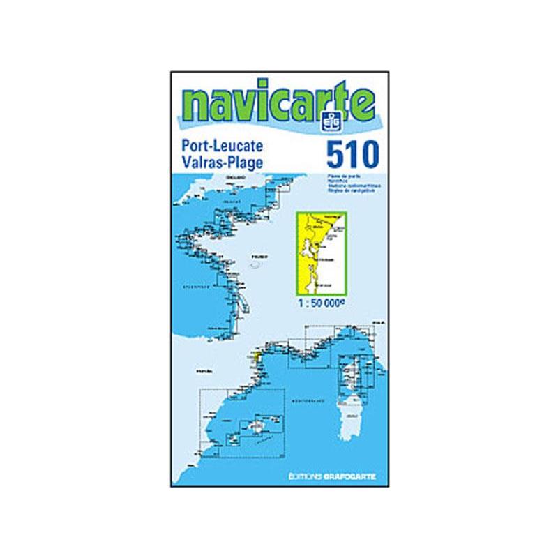 Carte de Navigation Navicarte Port Leucate – Gruissan · Valras