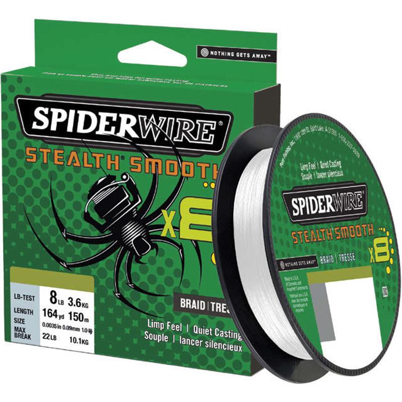 Tresse Spiderwire Stealth Smooth 8 – Translucide · 300M · Translucide · 11/100 · 10.3 · 300