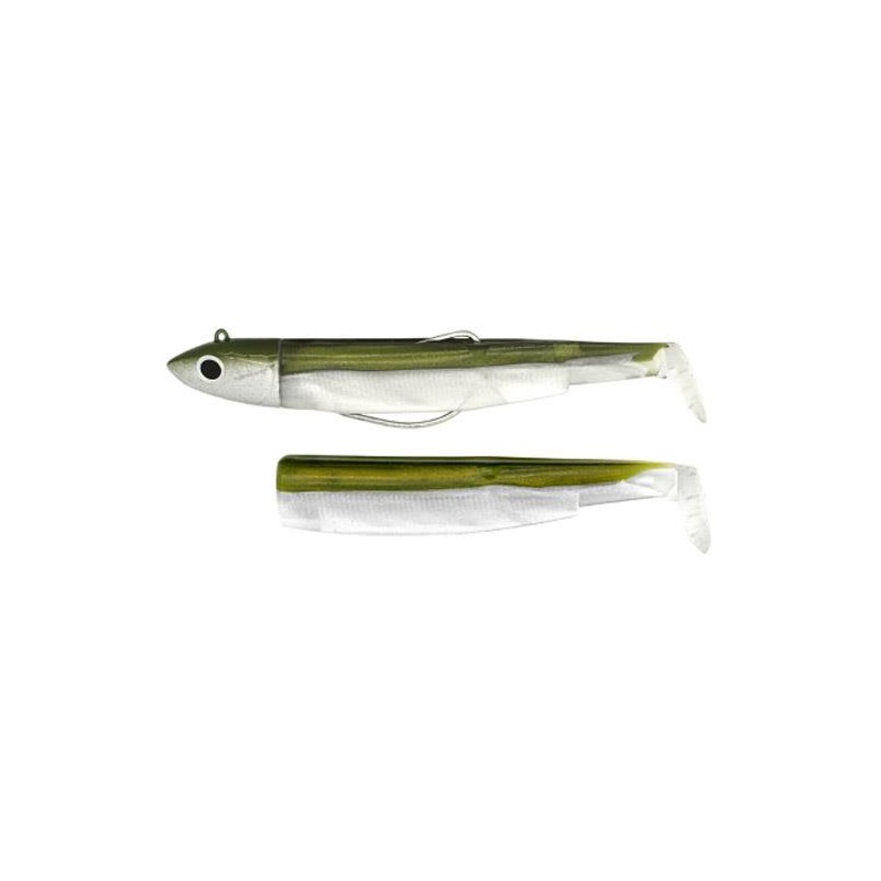 Kit Leurre Souple Arme Fiiish Combo Black Minnow 70 + Tete Plombee Off Shore – Kaki · 6