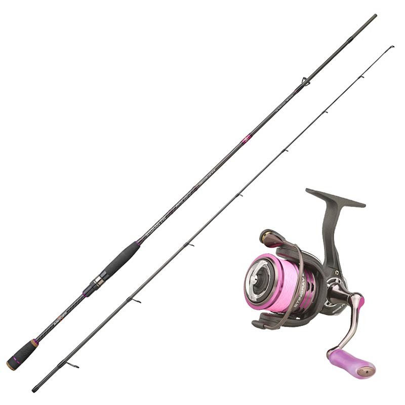 Ensemble Spinning Sakura Ryokan Fw Spinning Purple Limited + Moulinet Stingray Egi 2.0 – 100m-10/100 / 106.5 / 5-25 / 5.4/1 / 71 / 5+1 / 5.5 / 213