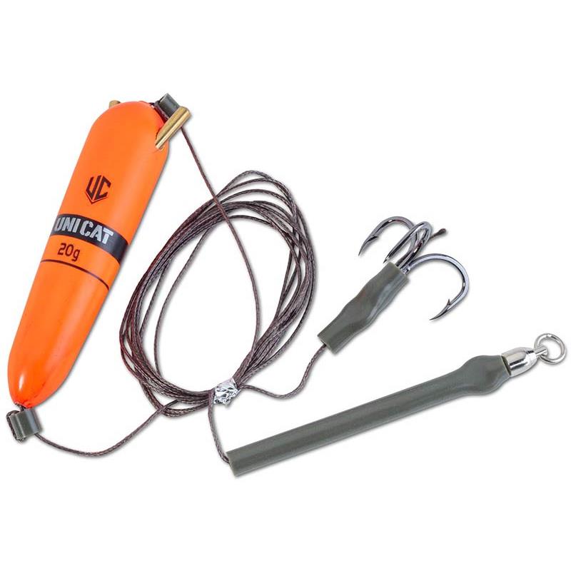 Unicat GT-41 Rattle Lifter Rig | Bas de Ligne – 95 · N°2/0 · 20 · 1