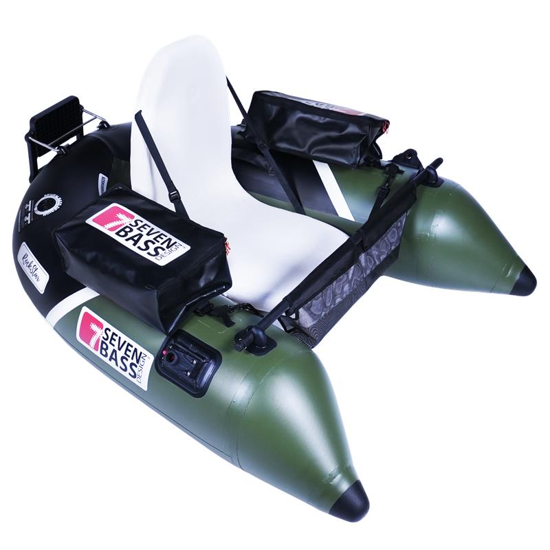 Seven Bass Rockstar KAKI-BLACK | Float Tube – 10.5 / 120 / 160 / 150 / 4
