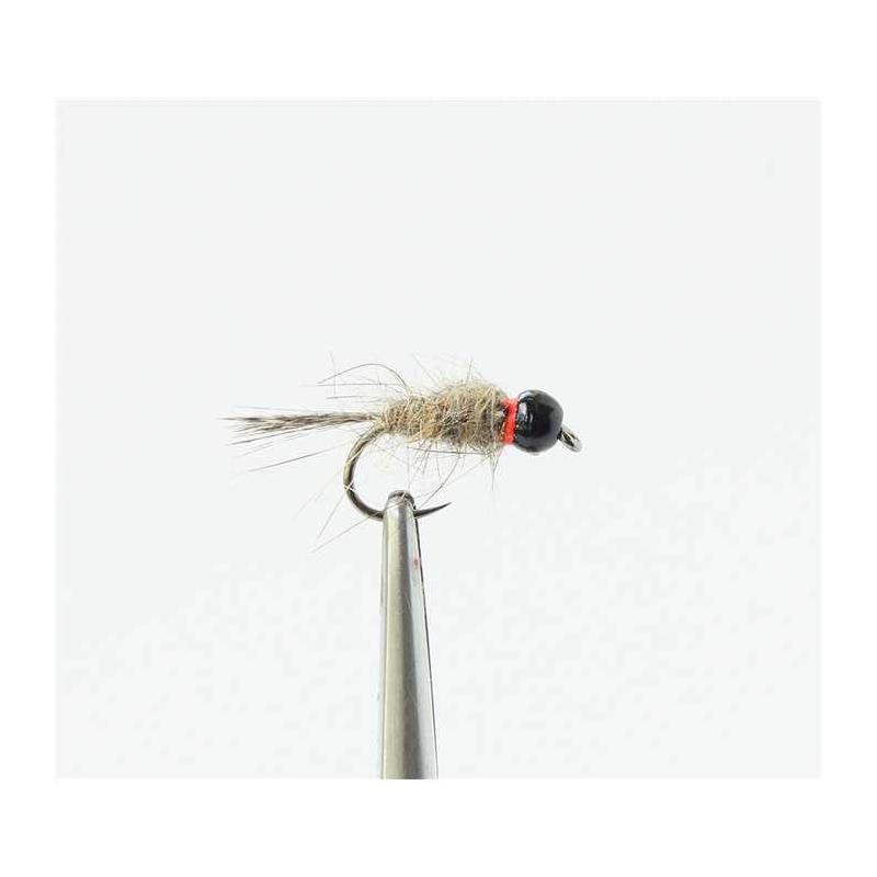 Mouche Tof Nymphe Oreille de Lievre Pardo Noir – Black Bead / Black Bead / 3 / N°12