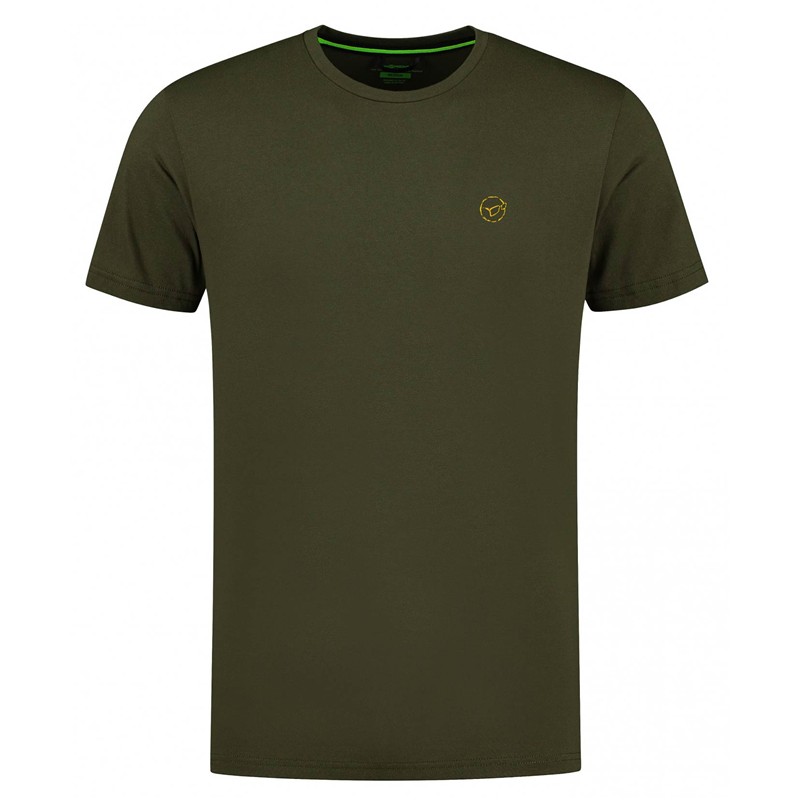 Tee Shirt Manches Courtes Homme Korda Sunrise Tee – Dark Olive · Dark Olive · L