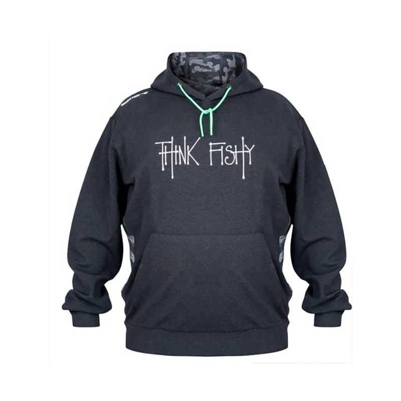 Sweat Homme Skeater Hoody By Think Fishy Art – Gris · Gris · M
