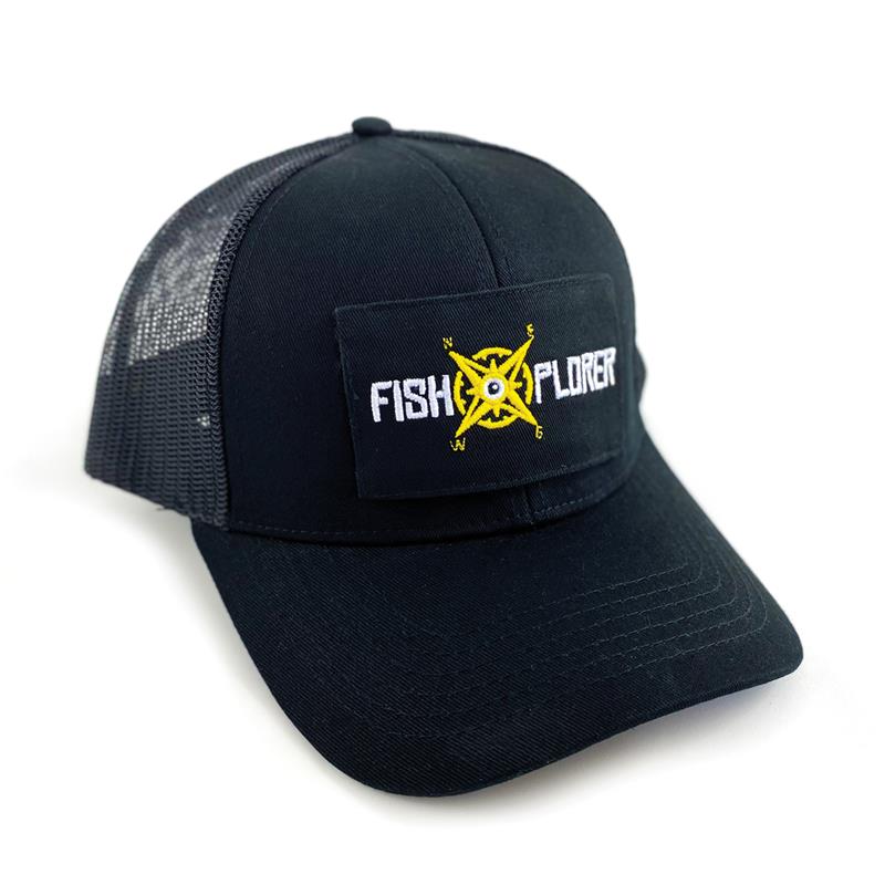 Homme à Scratch Fishxplorer Trucker – Casquette – Noir / Noir / Unique
