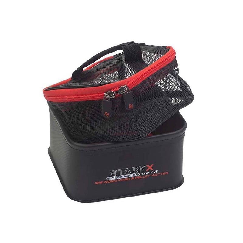 Trousse à Appâts Nytro Starkx EVA Worm Wash & Pellet Wetter – 18 X 18