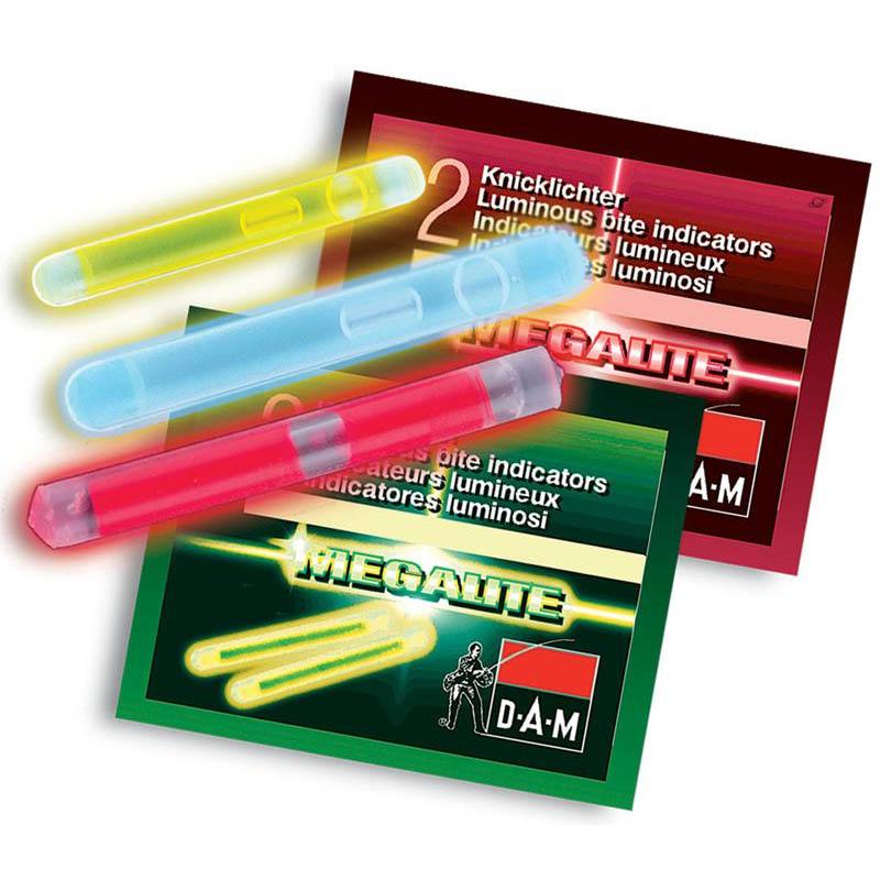 Batonnet Lumineux Dam Megalite – Par 2 / Rouge / 2 / 4.5 X 37
