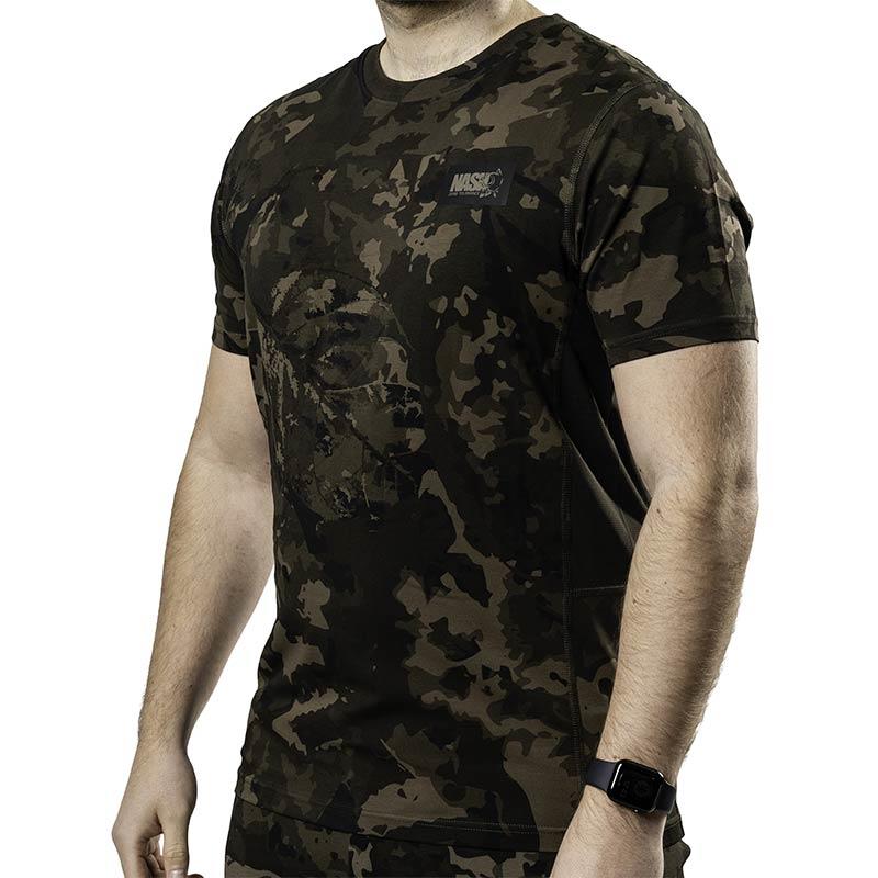 Tee Shirt Manches Courtes Homme Nash Zt Lite Luxe T Shirt Camo – Camo · Camo · S