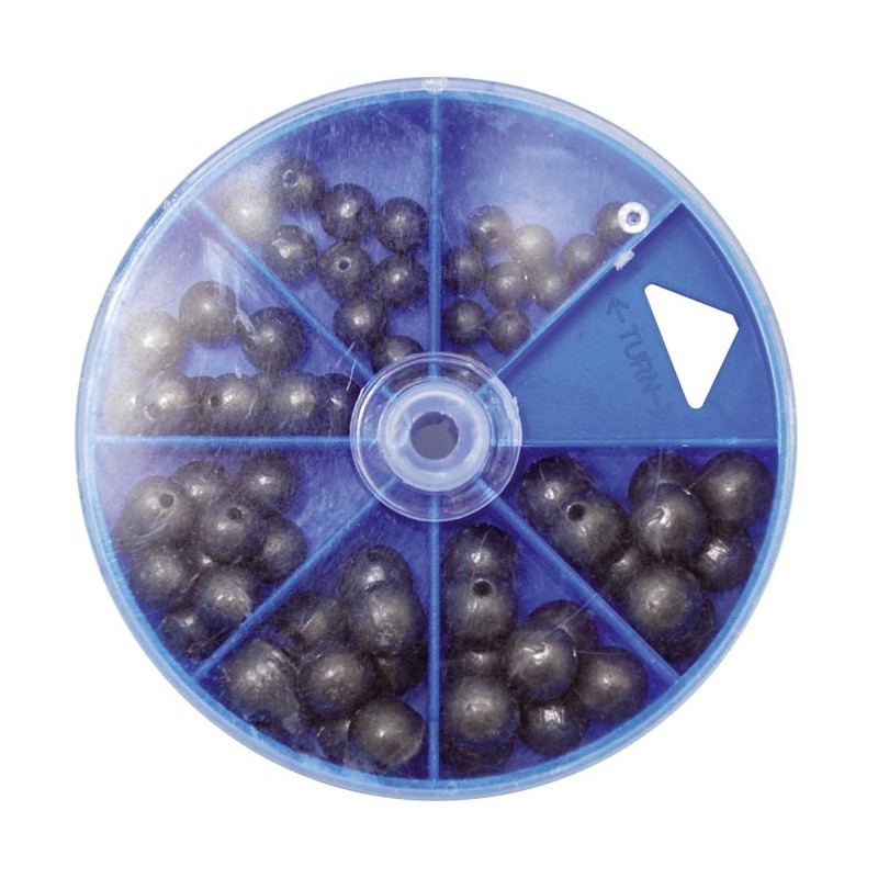 Assortiment Plombs Spheriques Zebco | Boite