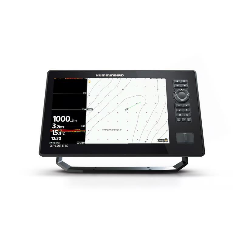 Sondeur GPS Humminbird Tactile Xplore 10 Version Xd – 50/200 / 1280 X 800 / Avec Sonde Tableau Arrière