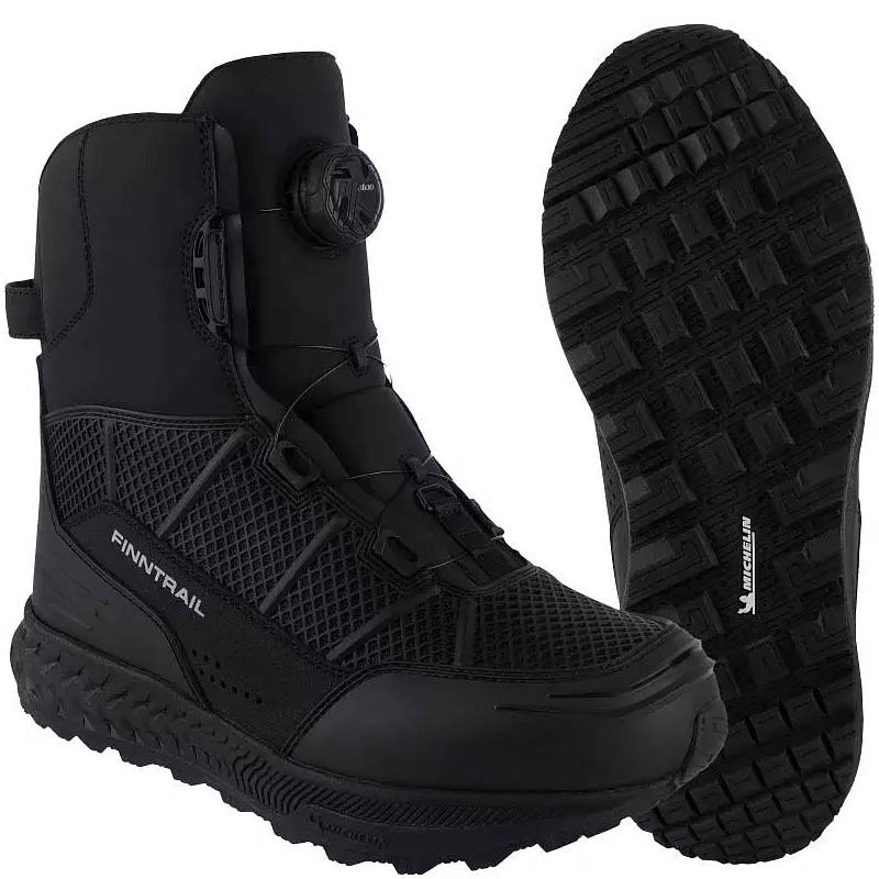 Chaussures De Wading Finntrail Delta Semelle Michelin – Graphite / Graphite / 45