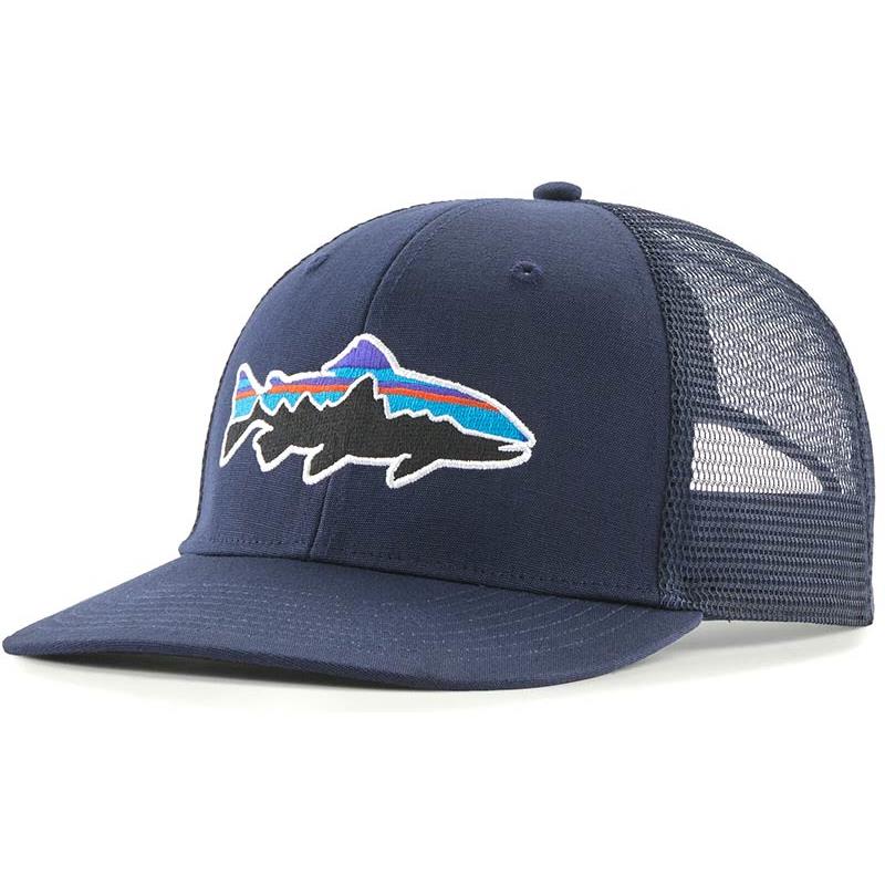 Patagonia Fitz Roy Trout Trucker Hat – Casquette – New Navy / Marine / Unique