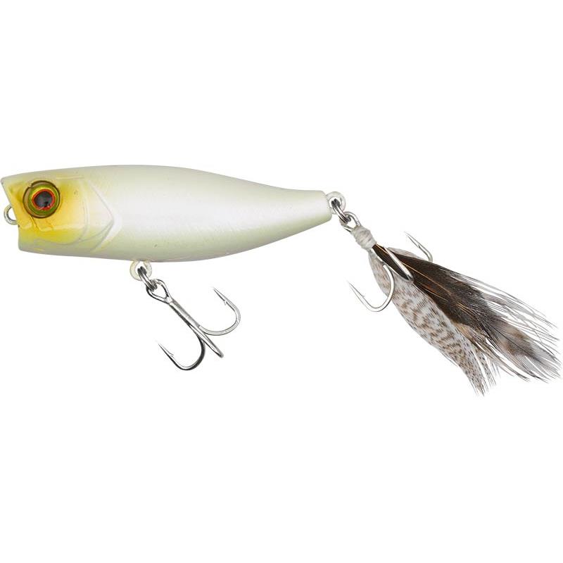 Leurre de Surface Jackall Chubby Popper 42 – 4.2CM · Bone · 1 · N°12 · 4.2 · 3.3 · Flottant · 2