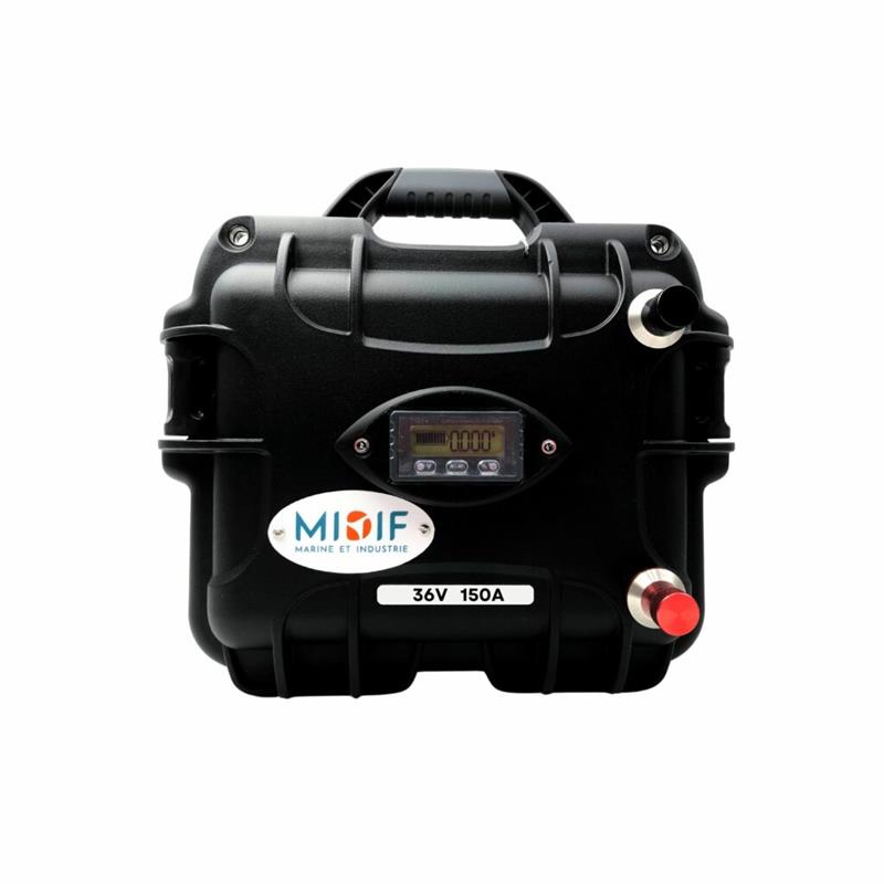 Batterie Lithium Haswing LIFEPO4 36V 150AMP avec Chargeur