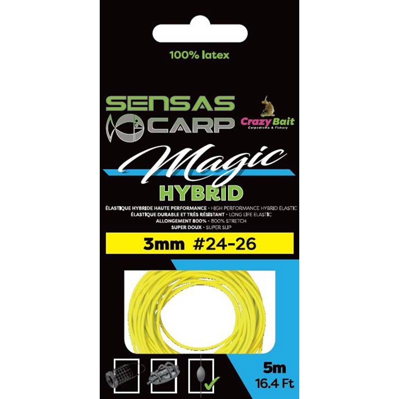 Élastique Sensas Magic Hybrid – Rouge / 1.6 / 5