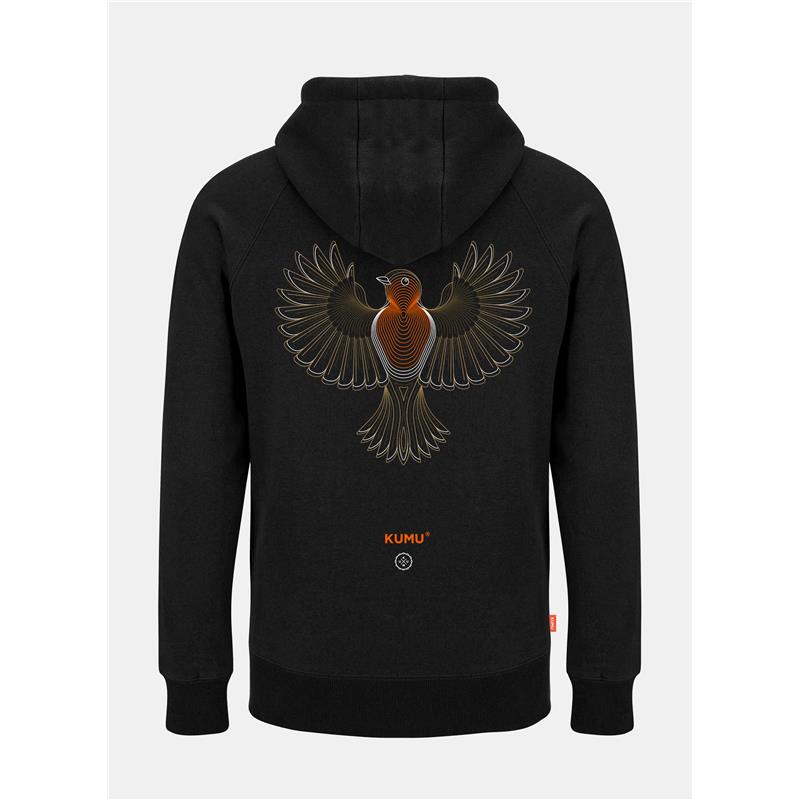 Sweat Homme Kumu Little Red Hoodie – Noir / Noir / S