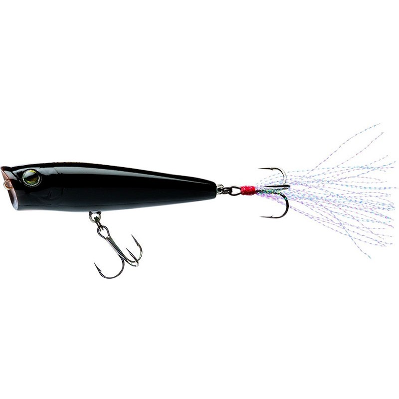 Leurre de Surface YO-ZURI 3DR-X Popper – 6.5CM · Black · 1 · N°8 · 6.5 · 6 · Flottant