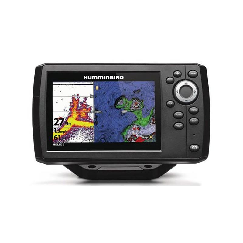 / GPS Couleur Humminbird Helix 5 G3 Chirp 2D Ds | Sondeur – 180/240 / 800 X 480 / Avec Sonde Tableau Arrière