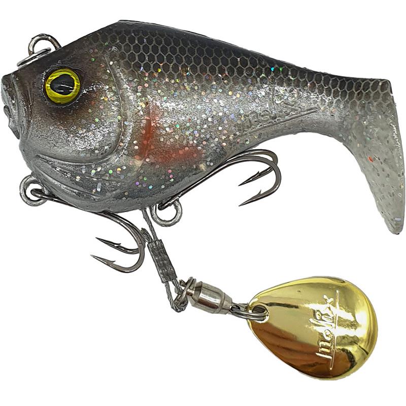 Armé Molix Cursor Mini Evo | Leurre Souple – 5CM / Fumo Brillante / 1 / 5 / 15