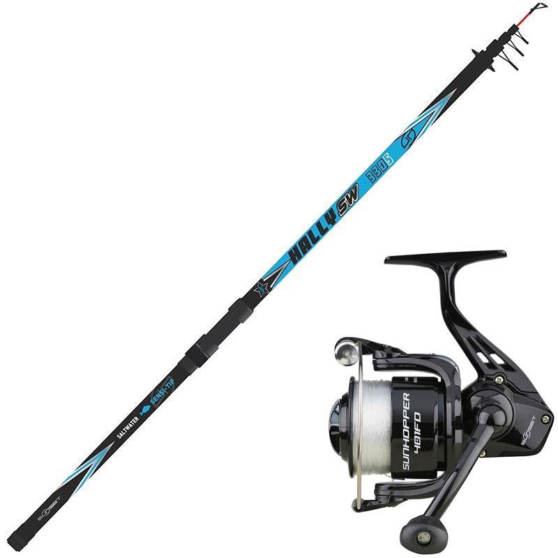 Ensemble Téléscopique Sunset Hally Sw + Sunhopper Swf Fd – 6000 / 5 / 170m-40/100 / 80-150 / 94 / 1 / 6.5 / 330