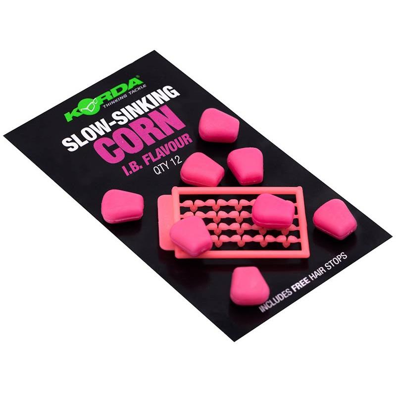 Mais Artificiel Korda Slow Sinking Corn L.B Flavour – Rose · 12
