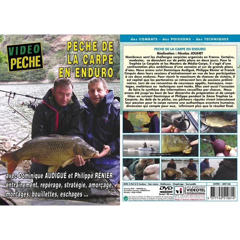 Dvd – Pêche de la Carpe en Enduro