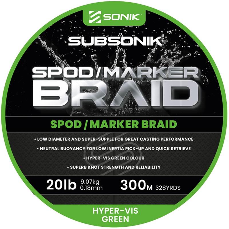 Sonik SPOD/MARKER – Tresse – 300M / 18/100 / 9.07 / 300 / 20