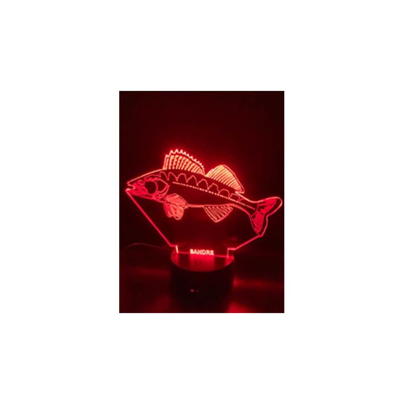 Lampe Kisskiss Metal 3D LED Illusion – Sandre