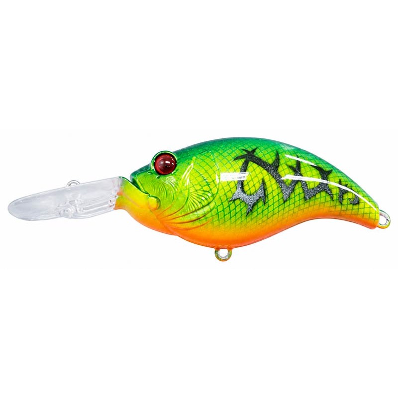 Leurre Flottant Dranckrazy Deros Deep Solid Core – 8CM / Blue Back Lime / 1 / 3.5 / 8 / 25 / Flottant