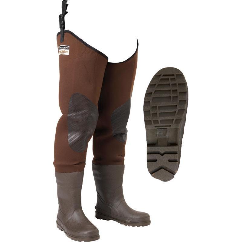 Cuissardes Neoprene Garbolino Precision Pro – Marron · Crantées · 40/41 · 4