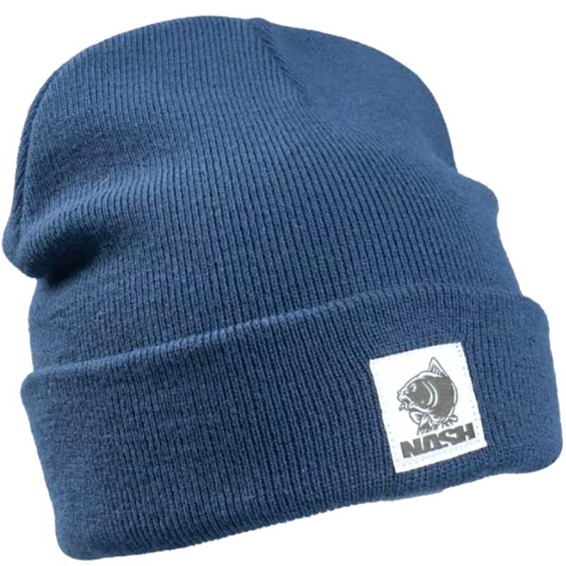 Bonnet Homme Nash Make It Happen Badge Beanie Hat – Navy / Navy / Unique