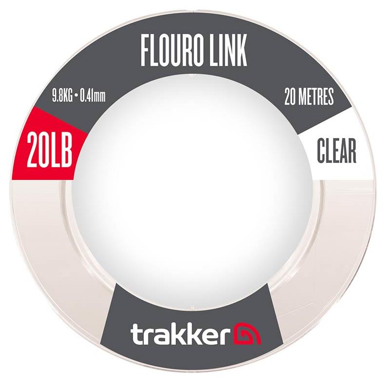 Trakker Fluoro Link | Fluorocarbone – 20M · Transparent · 41/100 · 9.8 · 20